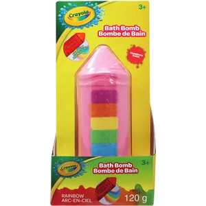 Crayola Rainbow Bath Bomb for Fun Bath Time Experience