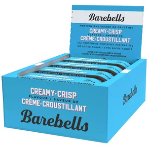 Creamy Crisp Protein Bar – 20g Protein, No Sugar Added, Delicious Snack for Active Lifestyles