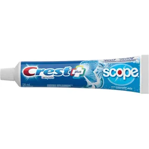 Crest Complete Whitening Toothpaste 120 mL - Fresh Cool Peppermint Flavor, Fights Cavities & Stains