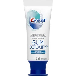 Crest Gum Detoxify Deep Clean Toothpaste 63 mL for Healthier Gums, Activated Foam Formula