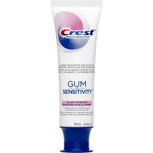 Crest Gum and Sensitivity Toothpaste 110 mL - All Day Protection for Sensitive Teeth and Gums