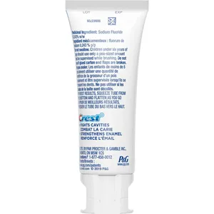 Crest Kid's Strawberry Rush Fluoride Toothpaste, Anticavity Protection for Ages 2+, 85 mL