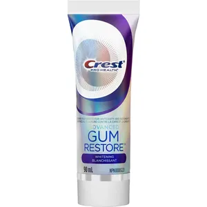 Crest Pro-Health Advanced Gum Restore Whitening Toothpaste, 90mL with Stannous Fluoride