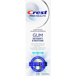Crest Pro-Health Gum Detoxify & Restore Toothpaste, Deep Clean, 90 mL - Healthier Gums Guaranteed