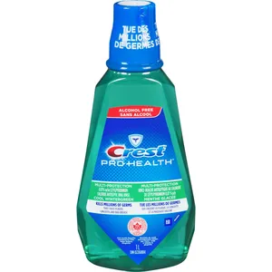 Crest Pro-Health Multi-Protection Mouthwash, Cool Wintergreen, 1L - Alcohol Free, Fresh Breath