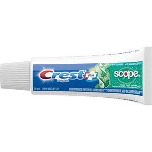 Crest Whitening Plus Scope Toothpaste - Fresh Mint Flavor, 4.1 oz Tube