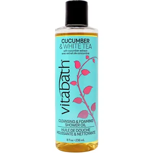 Cucumber & White Tea Cleansing & Foaming Oil - Nourishing Shower Oil for Smooth, Moisturized Skin