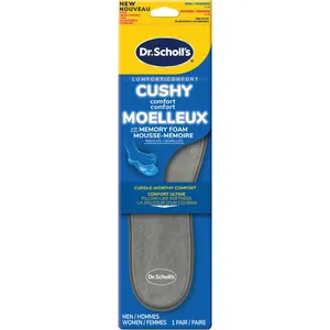 Cushy Comfort Memory Foam Insoles for Unisex - Odour-Neutralizing, Trim to Fit, Soft Support