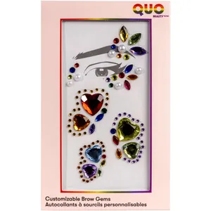 Customizable Brow Gems - Easy Press-On Sparkle for Bold Looks and Events