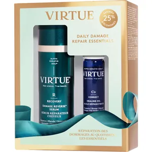 Daily Damage Repair Essentials - Damage Reverse Serum & Healing Oil for Smooth, Shiny, Healthy Hair