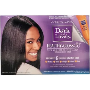 Dark&Lovely No-Lye Relaxer Regular - Moisture, Shine & Strength for Healthy Hair