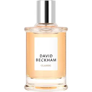 David Beckham Classic Eau de Toilette for Him - Woody Fresh Scent in Elegant Herringbone Bottle
