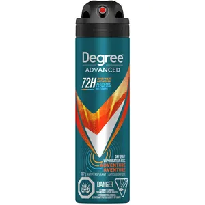 Degree Men Advanced Dry Spray Antiperspirant Deodorant Adventure 107g - 72H Sweat & Odour Protection