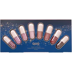Deluxe Lip Gloss Set - 8 Mini Shades for Hydrated, Plump Lips - Perfect Gift for Beauty Lovers