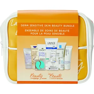 Derm Sensitive Skin Beauty Bundle - Exclusive 9-Piece Skincare Set Perfect for Nurturing Your Skin