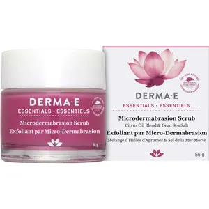 Derma E Microdermabrasion Scrub with Dead Sea Salt, Citrus Oils for Youthful Radiance