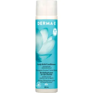 Derma E Scalp Relief Conditioner - Soothe Dandruff-Prone Scalp with Herbal Blend, 12 oz