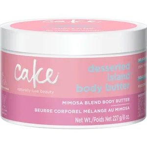 Desserted Island Mimosa Body Butter Cream - Hydrating, Fluffy Texture with Tangerine & Sunflower Oil