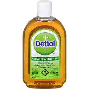 Dettol Antiseptic Liquid 500 mL - Effective Germ Protection for Cuts, Blemishes, and Insect Bites