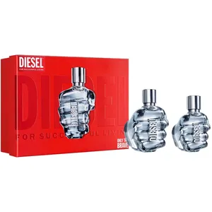 Diesel Only the Brave Eau de Toilette Set - 125 mL & 35 mL - Amber Woody Fragrance for Men