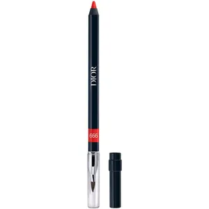 Dior Rouge Contour No-Transfer Lip Liner Pencil 999 - Iconic Red, Long-Lasting, Feather-Proof