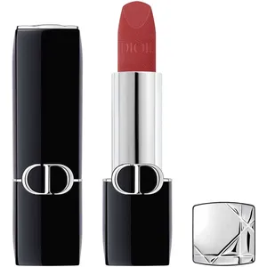 Dior Rouge Lipstick 772 Classic Rosewood Velvet - Long-lasting Hydrating Lip Color with Couture Finish