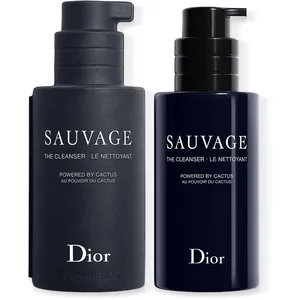 Dior Sauvage Cleanser for Men - Purifying Face Wash with Black Charcoal and Cactus Extract