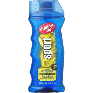 Dippity Do Sport Gel Unscented – Strong Hold Hair Gel for All-Day Texture & Definition