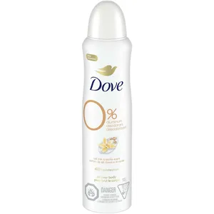 Dove 0% Aluminum Oat Milk & Vanilla Scent 48h Deodorant Dry Spray for Women - Aluminum-Free