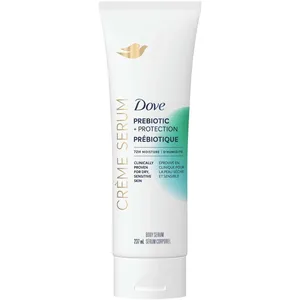 Dove CrÃ¨me Body Serum Prebiotic + Protection 237mL for Dry Sensitive Skin with Pro-Vitamin B5
