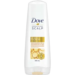 Dove Derma+Care Conditioner Dryness & Itch Relief 355 ML - Nourishing Formula for Flake-Free Hair