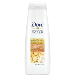 Dove Derma+Care Shampoo Dryness + Itch Relief 355 ML - Nourishing, Flake-Free, Coconut & Shea Butter Scent