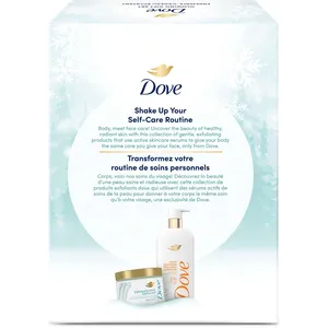 Dove Exfoliating Body Wash & Polish Gift Pack for Bumpy Skin â€“ Energizing & Illuminating Duo