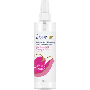 Dove Extra Hold Non-Aerosol Hairspray 273 ML â€“ Long-lasting Shape Control with Nutri-Style Complex