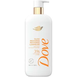 Dove Glow Recharge Exfoliating Body Wash with 3% Brightening Serum & Vitamin C for Radiant Skin