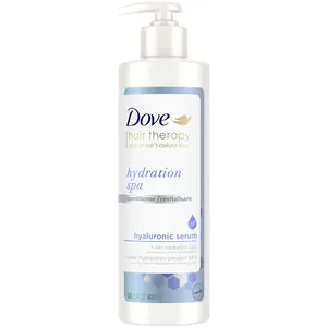 Dove Hair Care Hydration Spa Conditioner - 24-Hour Hydration Lock, Paraben-Free, Infused with Hyaluronic Serum