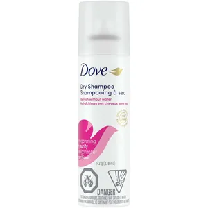 Dove Invigorating Dry Shampoo 142g - Refreshing Weightless Formula for Clean, Soft Hair