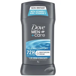Dove Men+Care Clean Comfort Deodorant Stick - 48-Hour Odor Protection, Â¼ Moisturizer, Cruelty-Free