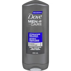 Dove Men+Care Hydration Balance Body and Face Wash 400 mL - Locks in Moisture, Clinically Proven