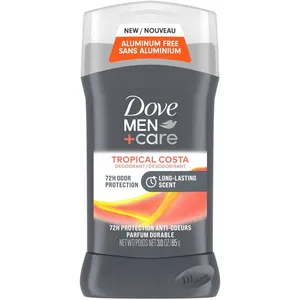 Dove Men+Care Tropical Costa 72h Aluminum-Free Deodorant with Moisturizing Cream & Vitamin E