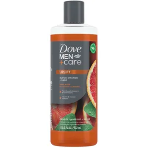 Dove Men+Care Uplift Body Wash Blood Orange + Sage - Plant-Based Cleansers, Sulfate & Paraben Free