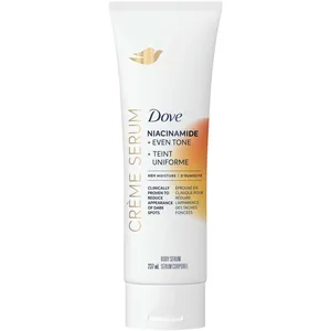Dove Niacinamide + Even Tone Cream Body Serum 237mL for Dark Spots and Uneven Skin Tone