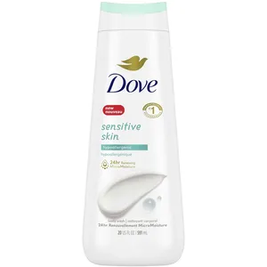 Dove Sensitive Skin Body Wash - Hypoallergenic Moisturizer with 24HR Renewing MicroMoisture