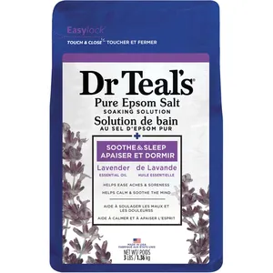 Dr Teal's Lavender Pure Epsom Salt Soaking Solution for Relaxation and Skin Revitalization