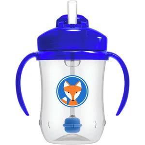 Dr. Brown's 9oz Baby's 1st Straw Cup - Spill-Proof, Weighted Straw for Easy Sipping, BPA Free