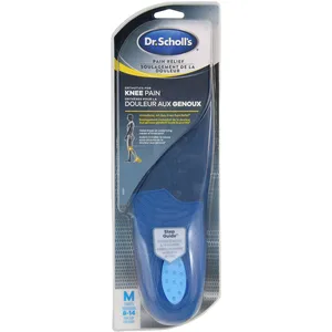 Dr. Scholl's Pain Relief Orthotics for Knee Pain, Men's Sizes 8-14 - Shock Guard Technology