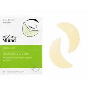 Dr. Zion x Murad Retinol Youth Renewal Eye Masks - Bio-Cellulose, Hydrating, Firming Treatment