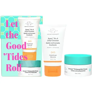 Drunk Elephant Let the Good â€™Tides Rollâ„¢ Travel-Sized Gel Cleanser & Moisturizer Duo