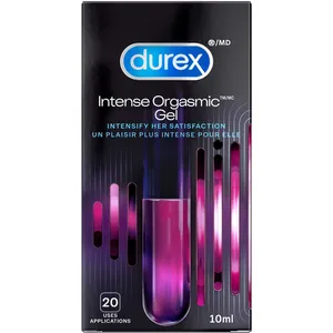 Durex Intense Orgasmic Gel 10ml - Warming, Cooling & Tingling Sensations for Enhanced Pleasure