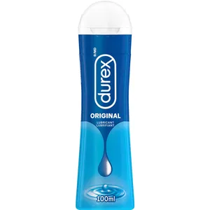 Durex Original Lubricant 100ml - Water-Based, Non-Staining, Smoother Sexual Experiences
